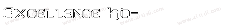 Excellence Ho字体转换
